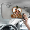 Custom Photo “Drive Safe, I Love You” Car Visor Clip – A Meaningful Keepsake for Couples