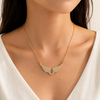 Angel Wing Necklace for Women – Sparkling Cubic Zirconia Pendant Jewelry Gift