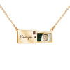 Custom Photo & Engraved Message Envelope Necklace – A Sentimental Keepsake