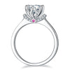 Crown V-Shaped Diamond Engagement Ring – A Royal Symbol of Eternal Love