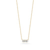 Three-Stone Diamond Necklace – Sparkling Elegance for Every Occasion