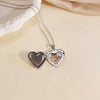 Heart-Shaped Locket Necklace with Custom Photo - A Sentimental Gift