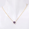 Heart-Shaped Birthstone Necklace – A Touch of Personalized Elegance, Thoughtful Gift for Your Loved One