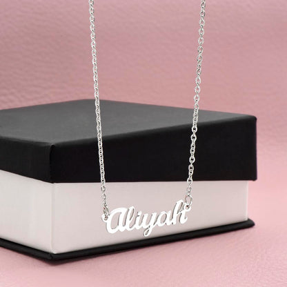 Personalized Name Necklace, Heart-warming Gift, Anniversary Or Birthday Gift Idea
