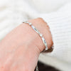 Custom Engraved Bracelet with Shimmering Crystals – Perfect Accessory for Any Occasion