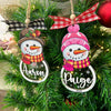 Personalized Snowman Ornament – Custom Holiday Keepsake for Your Tree