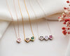 Heart-Shaped Birthstone Pendant Necklace – Personalized Jewelry for Loved Ones