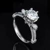 Classic Swan Lake Engagement Ring – A Touch of Elegance for Your Love