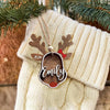 Personalized Reindeer Wooden Ornaments – Add Rustic Charm to Your Christmas Tree