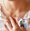 Surprise Her with a Minimalist Projection Necklace – Personalize with Her Favorite Photo