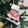 Christmas Ice Skates Shoes Hanging Ornament – A Festive Touch of Winter Charm