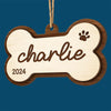 Pets Personalized Custom Shaped Wood Christmas Ornament – Celebrate Your Furry Friends This Holiday