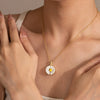 Hidden Name Daisy Necklace with Gift Box - A Secret Message for Your Loved One