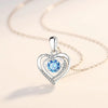 Blue Heart Necklace - Perfect for Mom, Wife, or Special Someone