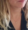 Elegant Gold Crescent Moon Necklace – Perfect Gift for Her