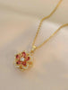 Delicate Flower Pendant Necklace – Perfect for Special Occasions