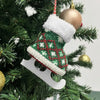 Christmas Ice Skates Shoes Hanging Ornament – A Festive Touch of Winter Charm