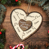 "Together We Make a Family" Christmas Puzzle Ornament – A Heartfelt Holiday Keepsake