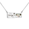 Custom Photo & Engraved Message Envelope Necklace – A Sentimental Keepsake