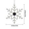 Personalized Snowflake Photo Ornament – Customized with Your Favorite Photo