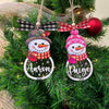 Personalized Snowman Ornament – Custom Holiday Keepsake for Your Tree