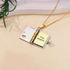 My Daughter Book Necklace - I'm Always With You