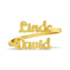 Double Name Ring – Customized Jewelry for Loved Ones