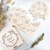 20 Reasons Why I Love You – Personalized Wooden Heart Puzzle - A Unique and Heartfelt Gift