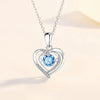 Blue Heart Necklace - Perfect for Mom, Wife, or Special Someone