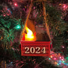 Dumpster Fire Ornament – "Everything is Fine" Holiday Humor Decoration