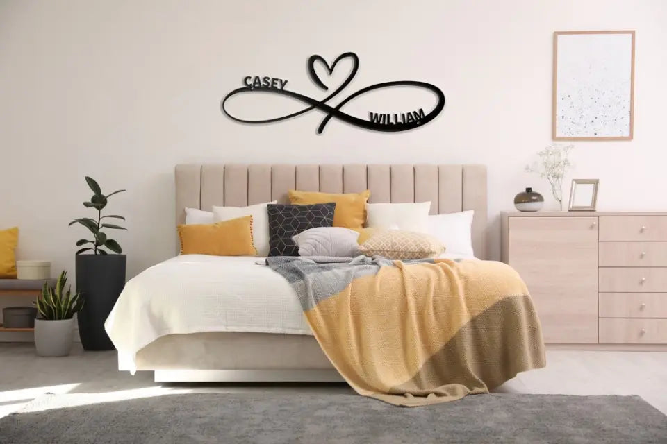 Infinity Love Symbol - Custom Metal Sign
