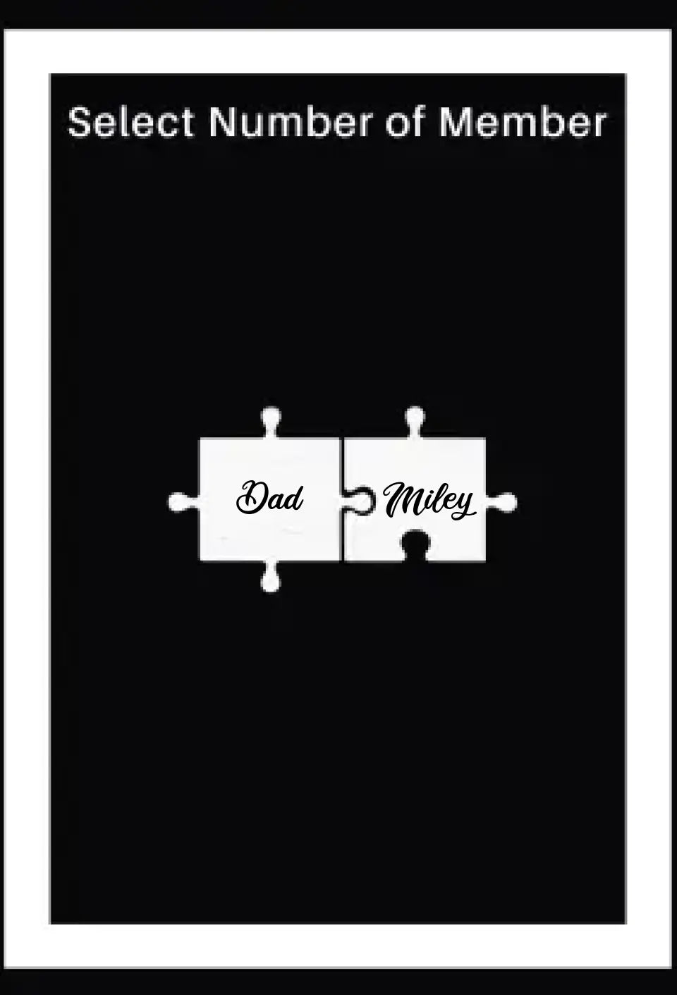 Dad Hold Us Together - Puzzle Pieces Wooden Plaque