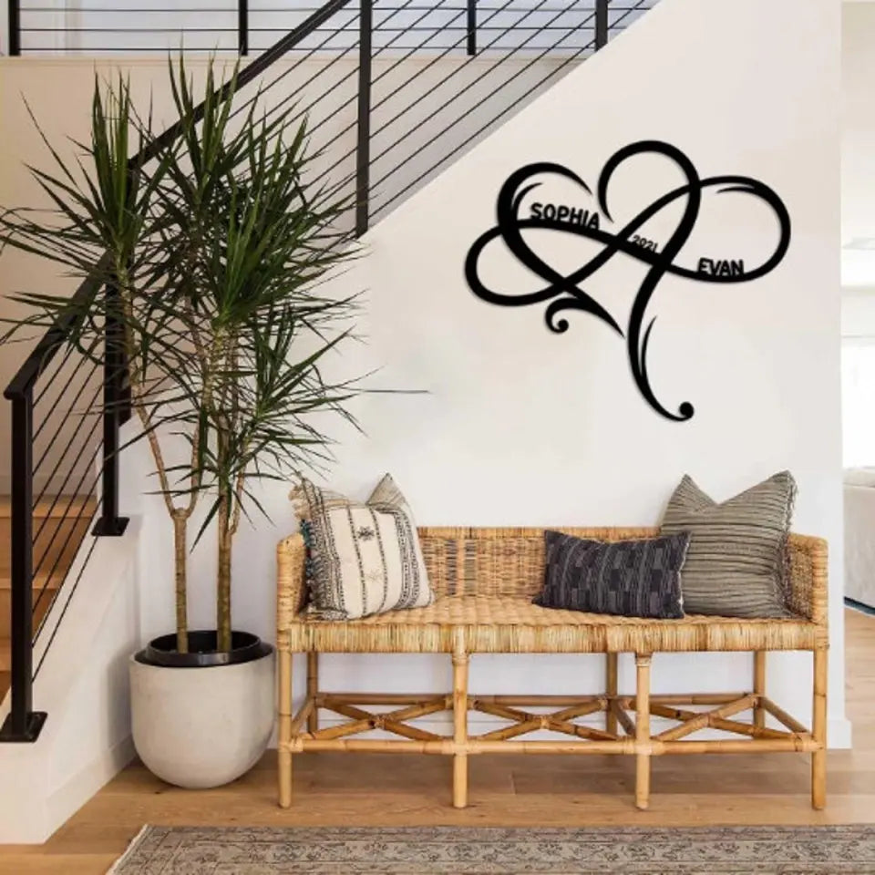 Infinity Love Symbol - Custom Metal Sign