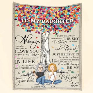 Personalized Blanket - You Will Always Be My Baby Girl - Birthday, Loving Gift For Daughter From Mom