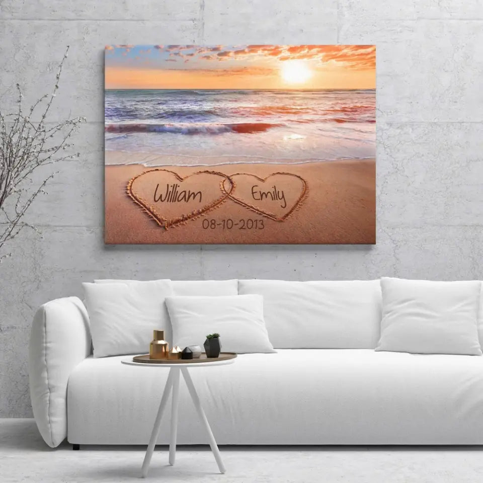 You Are My Everything | Couple Personalized Custom Canvas | Gift For Husband Wife, Anniversary