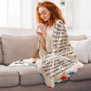 Personalized Blanket - Wrap Yourself Up In This Blanket - Birthday Anniversary Gift For Wife, Husband - Old Couple