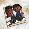 Couple Frame Personalized 2-layer Wooden Plaque, Gift For Him, Gift For Her