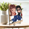 Couple Frame Personalized 2-layer Wooden Plaque, Gift For Him, Gift For Her