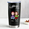 Siblings Forever - Personalized Tumbler Cup - A Thoughtful Family Gift for Siblings to Cherish Forever