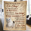 Custom Photo Don't Cry For Me I'm Okay - Memorial Personalized Custom Blanket - Sympathy Gift For Pet Owners, Pet Lovers