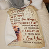 Custom Photo Don't Cry For Me I'm Okay - Memorial Personalized Custom Blanket - Sympathy Gift For Pet Owners, Pet Lovers