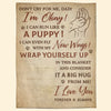 Custom Photo Don't Cry For Me I'm Okay - Memorial Personalized Custom Blanket - Sympathy Gift For Pet Owners, Pet Lovers