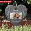 Not A Day Goes By That You Are Not Missed - Personalized Memorial Garden Slate