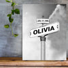 Great Personalized Mother's Day Gift Custom Children Birth Date Name Canvas Wall Art