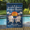 Personalized Flag For Swimming Pool Zone Decor - Perfect Gift For Housewarming, Birthday, Anniversary For Couple