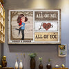 All Of Me Loves All Of You Personalized Poster, Gift For Him, For Her