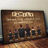 Family Whole Lot Of Love Personalized Poster, Anniversary Gift For Family, Siblings