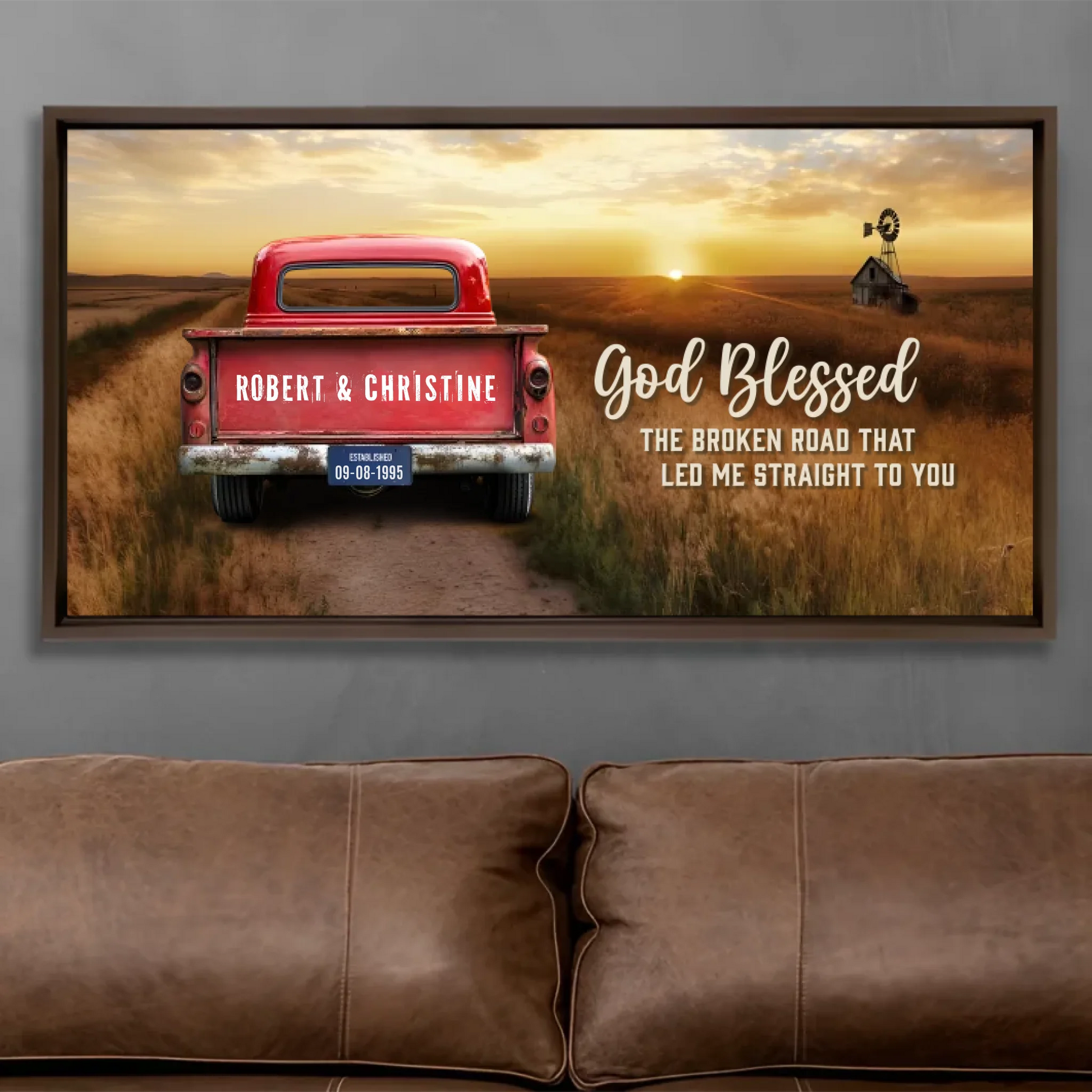 Mockup canvas frame