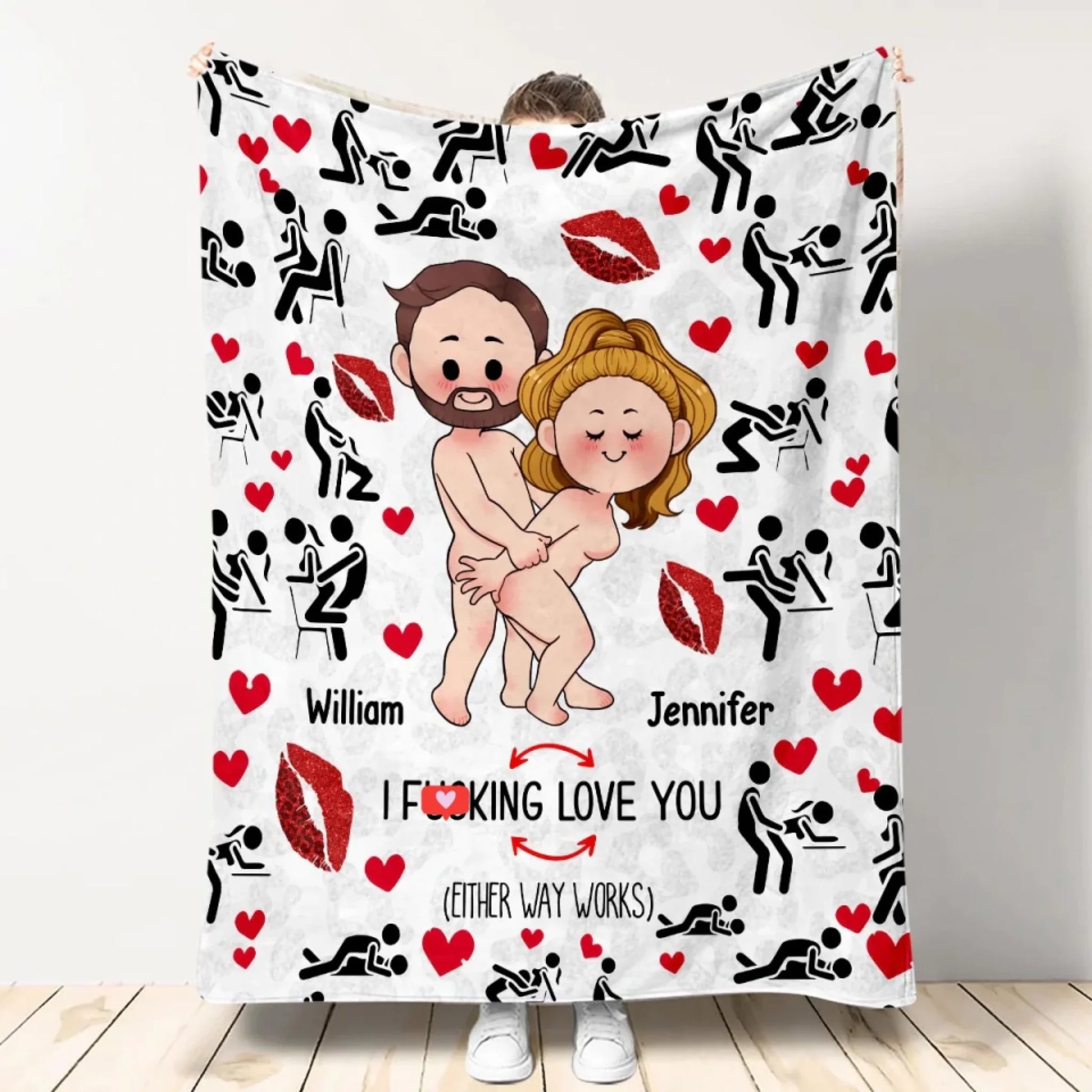 Mockup Fleece Blanket