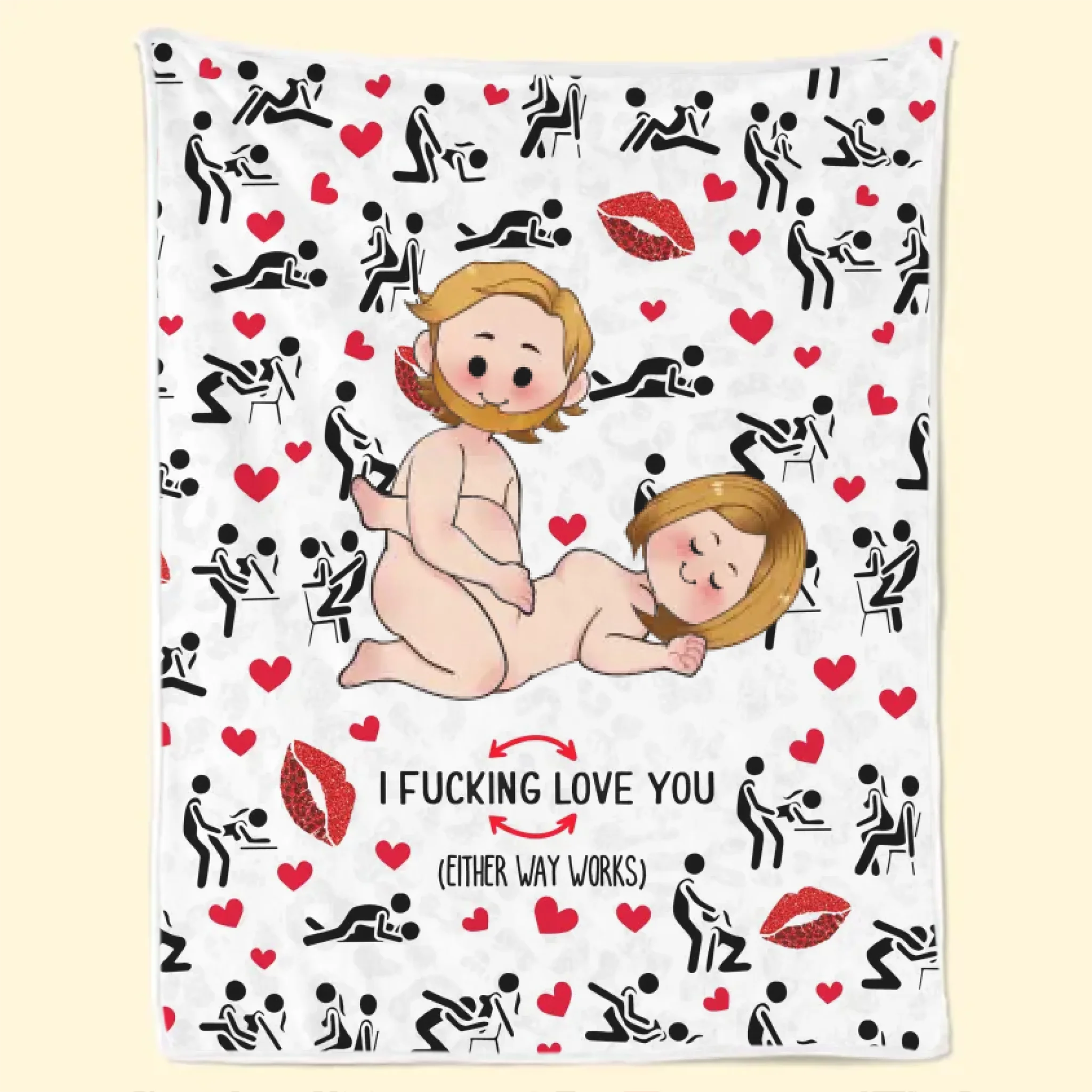 Mockup Sherpa Blanket